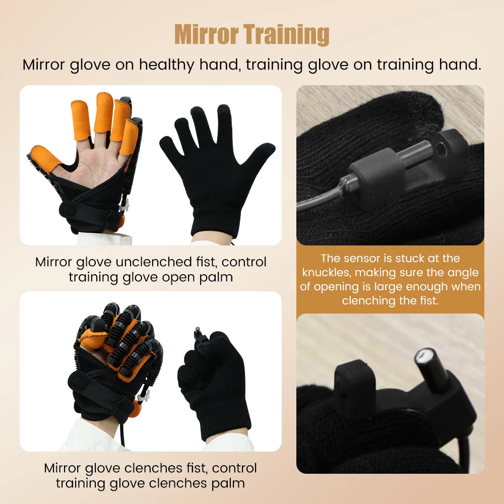 Gants de Rééducation Robotisés pour Main - Thérapie Hémiplégie et Récupération AVC
